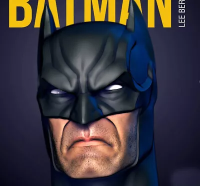 Batman Lee Bermejo Ver B 1:18 Scale Custom Unpainted Head 3.75  Figure • $6.90