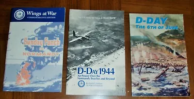 D-day 1944 - The 6th Of June - Lot Of 2 Books Plus Foldout Map & Fact Sheet-wwii • $14.99