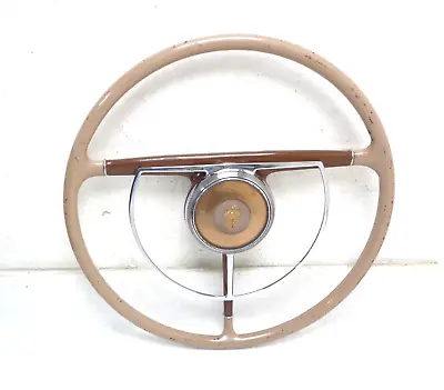 1946 1947 1948 46 47 48 Packard Steering Wheel W/horn Ring & Cap Original • $495