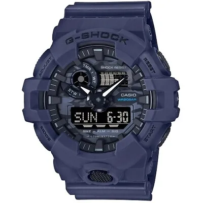 Casio G-Shock Blue Resin Analogue/Digital Men's Watch GA700CA-2A • $171