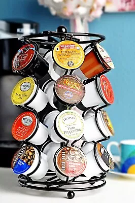 K-cup Coffee Pod Storage Spinning Carousel Holder - 24 Ct Black • $19.99