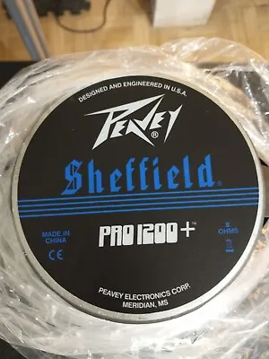 2-12  Peavey Sheffield Pro 1200+  8ohm 1000w Speakers  • $120