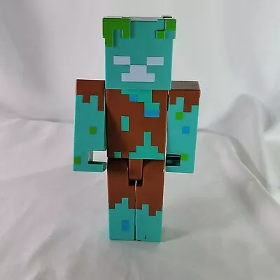 Minecraft Drowned Zombie  9  Figure Large Scale LOOSE • $14