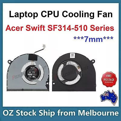 Genuine CPU Cooling Fan For Acer Swift 3X SF314-510G N20H3 Swift X N20C12 7mm • $42.99