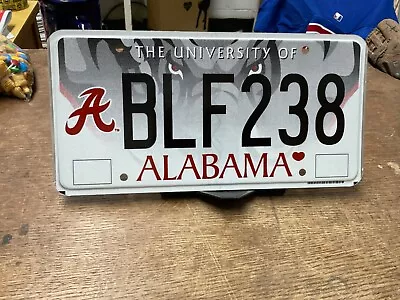 License Plate Tag Vintage Alabama Flat University Of Alabama BLF238 Rustic • $8.25