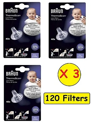 Braun Thermoscan 120 Lens Filters Original Braun For Accurate Readings Ear Probe • $63.99