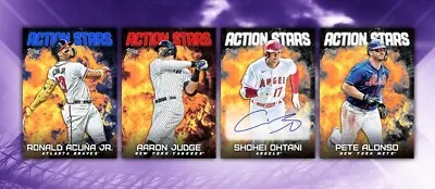 TOPPS BUNT ACTION STARS 23 SERIES 2 RARE/UC 28 CARD SET *No Super Rare/Iconic* • $1.99