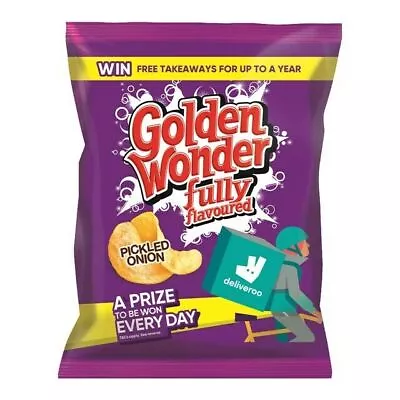 £17.99 • Buy Golden Wonder Pickled Onion Crisps 32.5g 32 Pack