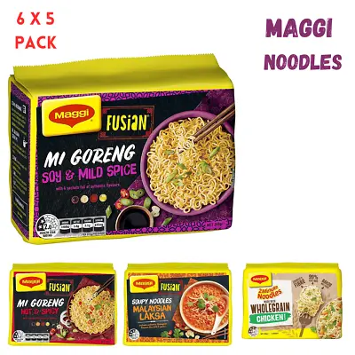 MAGGI Noodles 6 X 5 Pack In Various Flavours Ready In 2 Minutes • $29.32