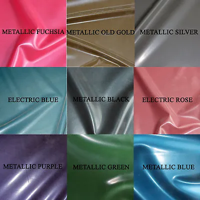 0.25mm Gauge Metallic Sheet Latex/Rubber By Continuous Metre 1m Width • £5.50
