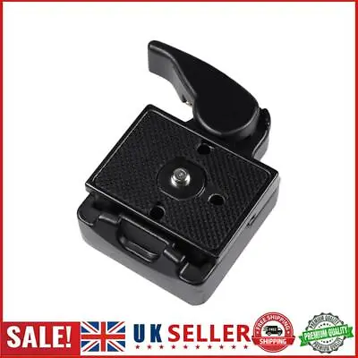 323 Quick Release Plate Clamp Adapter For Manfrotto 200PL-14 Camera Tripod GB • £9.99