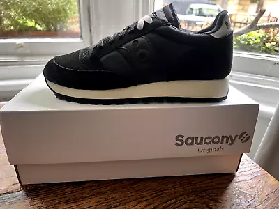 £50 • Buy Saucony Womens Black Trainers BNIB Jazz Original Vintage UK 6