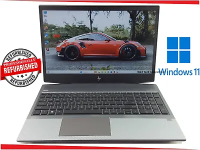 HP ZBook 15V G5 Workstation Gaming Laptop I7 32GB 256GB SSD 1000GB High PC VR • £645