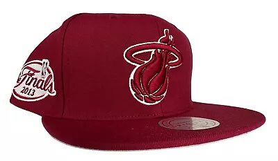 Mitchell & Ness NBA Miami Heat Back To Basics Snapback Hat Cap New • $24.99