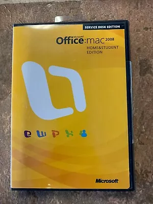Microsoft Office Mac 2008 Home & Student Edition [3 Codes] • $16.31