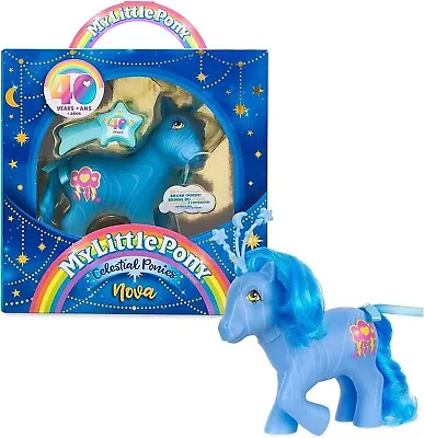 My Little Pony Celestial Ponies Nova Figure 4  Retro 40th Anniversary 2023 • $30