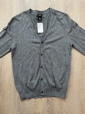 H&M Grey Sweater Cardigan Size M • $14.98