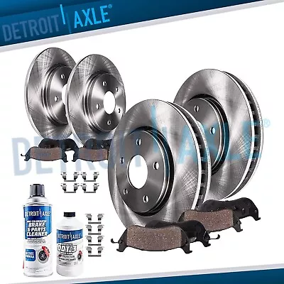 Front & Rear Brake Rotors +Brake Pads For Chevy Malibu HHR Cobalt Pontiac G5 Kit • $152.86