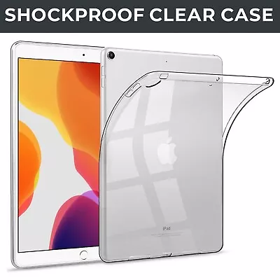 IPad 10.2 Clear Case 9th 8th 7th Generation Shockproof TPU Gel Bumper Back Cover • £4.50