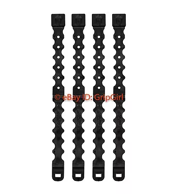 4 Pack/Lot Tactical Tailor Fight Light Long Black MALICE Clips MOLLE Kydex OTW • $114.95