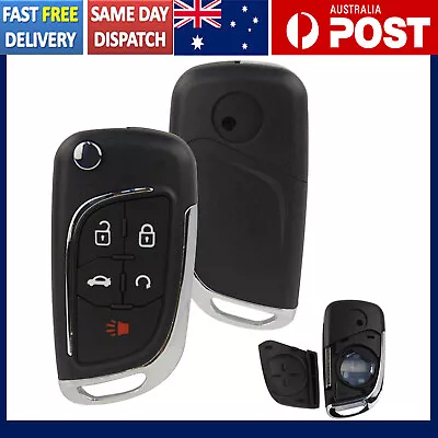 For Holden Commodore VF 2013 - 2017 Key Shell Case Fob Folding Remote Black • $10.11