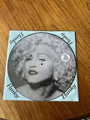 Madonna Vinyl With Poster.  Hanky Panky W9789TP Picture Record Disc 12” • £29.99