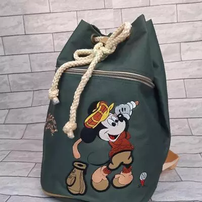 90'S Mickey Mouse Golf Embroidery Backpack Bag • $105.44