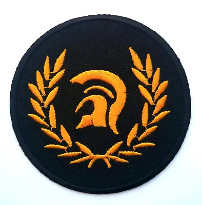£2.39 • Buy Trojan Soldier Music Logo Clothing Shirt Badge Iron On Sew On Embroidered Patch
