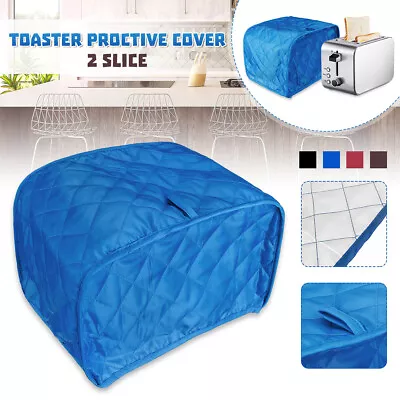 Toaster Cover 2-Slice Bread Machine Appliance Dust-proof Fingerprint Protection • $12.49