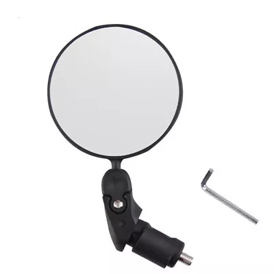 Bike Mirror Ebike Rear View Convex Lens Adjustable Bicycle Bar End Mirror • $8.99