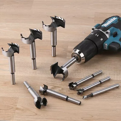 Forstner Drill Bit 6mm-72mm Boring Self Centering Hole Saw Woodworking Drill Set • $8.41