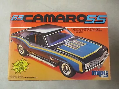 Vintage 1983 Mpc 69 Camaro Ss 1/25 Scale Model Kit 1-0870 Model Kit Box Only • $9.99