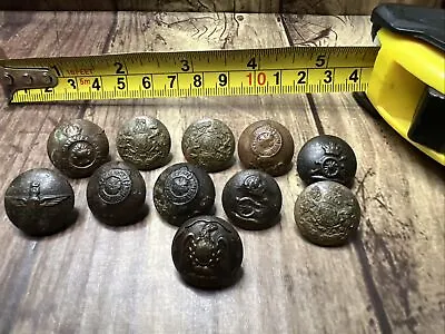 Mixed Lot Of WWII  Military Buttons • £9.99