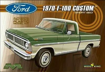 Moebius 1228  '70 Ford F-100 Custom Short BedPickup Truck Plastic Model Kit 1/25 • $28.50