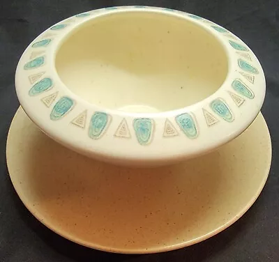 Metlox Poppytrail Navajo Gravy Boat Bowl Southwest Atomic MCM USA Vtg Retro • $34.99