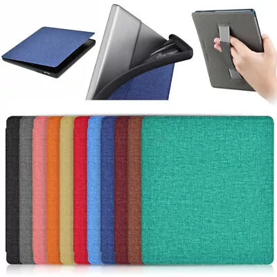 Leather Smart Case Magnetic Cover W/ Hand Strap For Amazon Kindle Oasis 10th/9th • $28.13