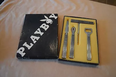 Playboy Retro Bar Tool Set Stainless Steel And Teak Vintage MCM • $14.50