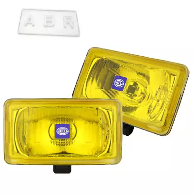 1 Pair HELLA Comet 450 Yellow Lens H3 12V For Driving Spot Light Lamp Universal • $222.95