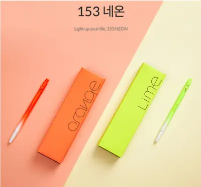 NEW Monami - 153 Neon High Quality Ballpens Black Ink Ball Point Pen 0.7mm • $23