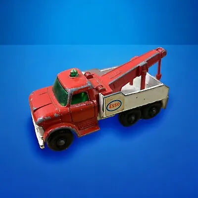 VTG 1968 Matchbox Lesney No. 71 Ford Heavy Wreck Truck Esso Tow Hook • $14.29
