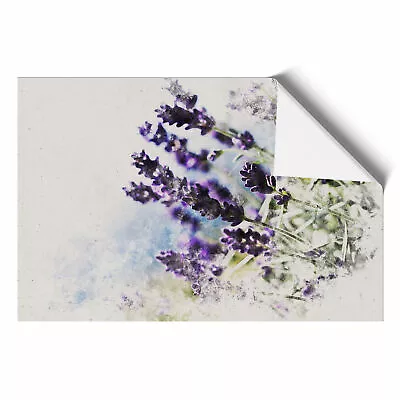 Lavender Vol.2 Wall Art Print Framed Canvas Picture Poster Decor Living Room • £19.95