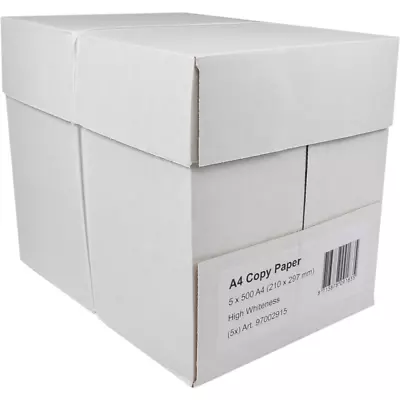 Office A4 White Paper 80gsm Printer Copier Scanner 1-5 Reams Of 500 Sheets • £12.99