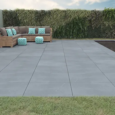 Anthracite Porcelain Paving Patio Slabs Tiles |600x900x20mm | SPECIAL OFFER • £2