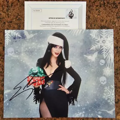 Signed Autograph Of Cassandra Gay Peterson (Elvira) • $9.99