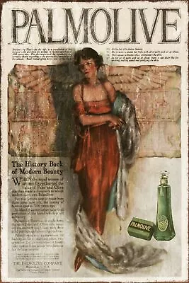 £3.49 • Buy Palmolive Soap Advert Vintage Retro Style Metal Sign, Bathroom, Laundry