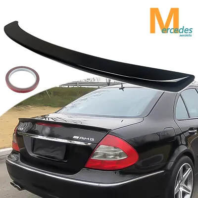 For 03-09 Benz E-Class W211 4Dr Sedan AMG Style Trunk Spoiler Wing Gloss Black • $79.98