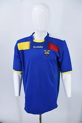 F.E.F. Ecuador National Team Futbol Football Soccer Jersey Shirt Size XL - Blue • $35