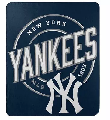 New MLB New York Yankees Large Super Soft Fleece Throw Blanket • $20.66