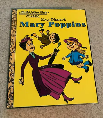 Pin Mary Poppins Jane & Michael Banks Little Golden Book Jumbo Fantasy Limited • $15.99