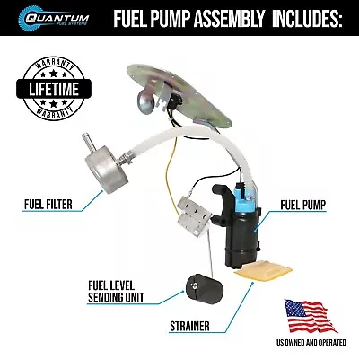 QFS Fuel Pump Assembly For Harley-Davidson 00-01 Touring CVO 61342-00A • $218.98